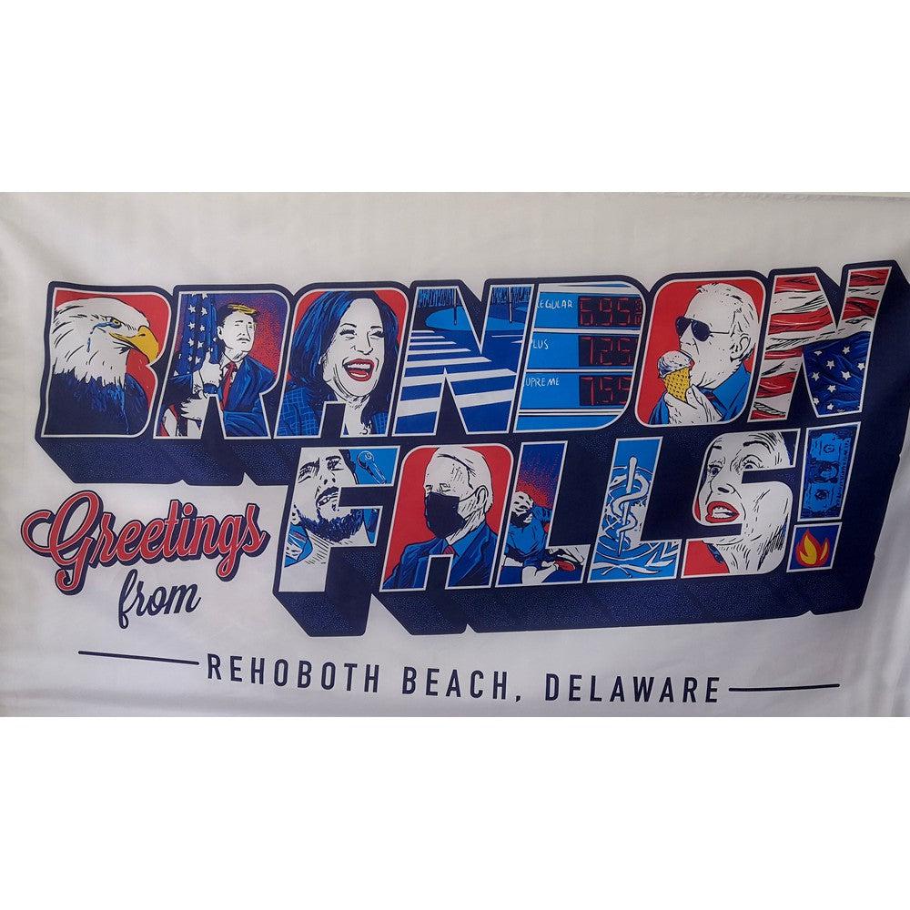 Greetings From Brandon Falls Flag - Image 3