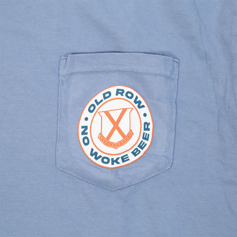 No Woke Beer Pocket Tee - Image 3