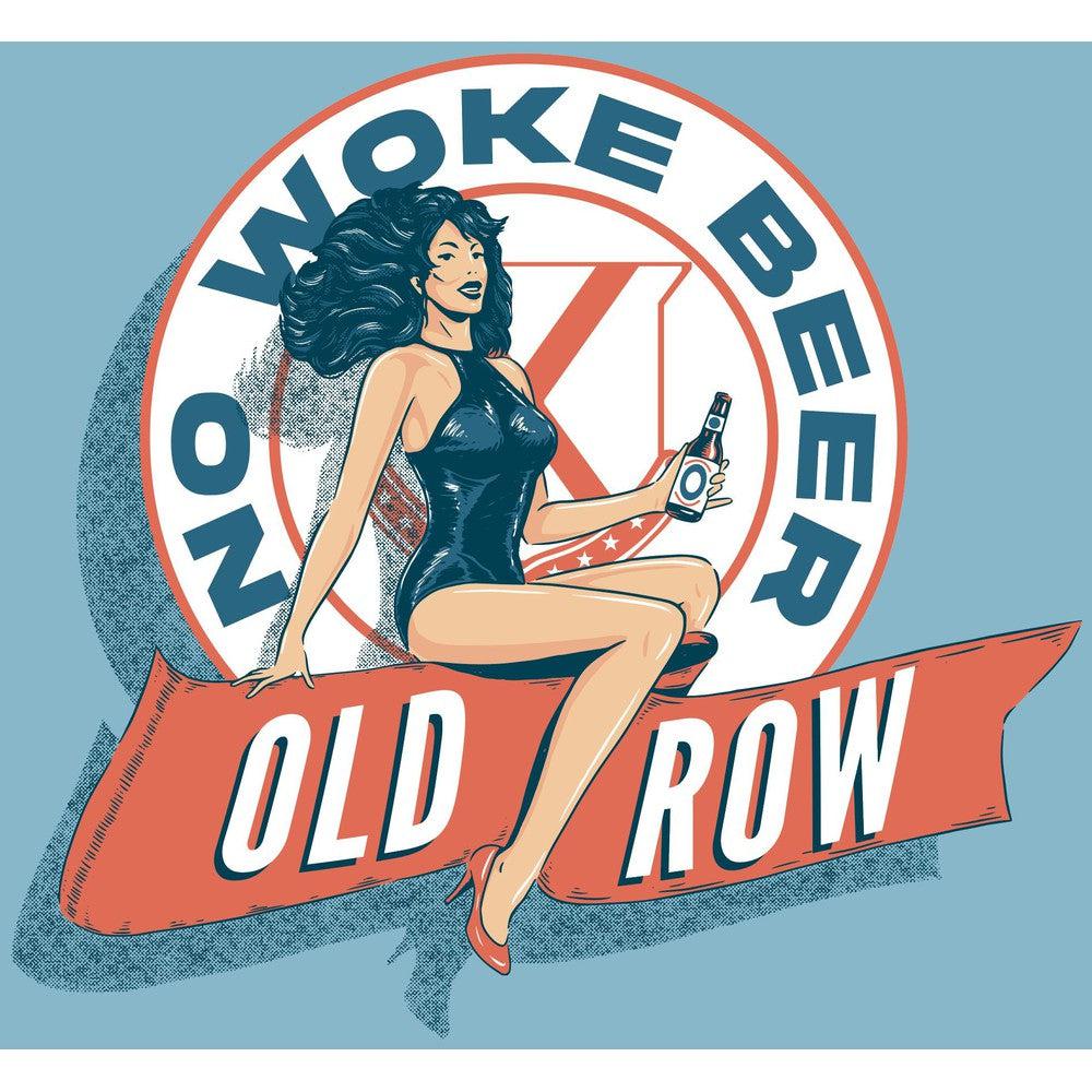 No Woke Beer Pocket Tee - Image 4