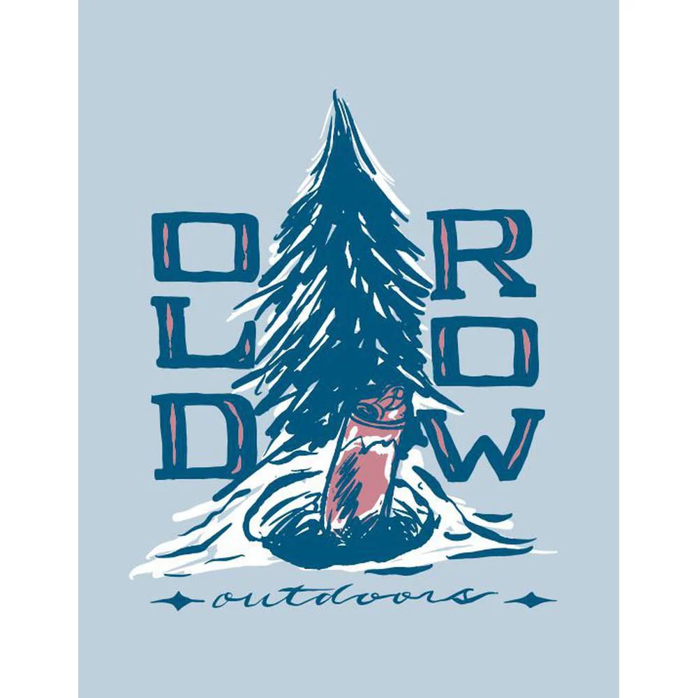 Old Row Outdoors Ice Fishing Pigment Dyed Premium Hoodie - Image 3